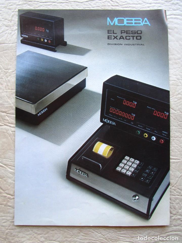 Cat&aacute;logos publicitarios: antiguo catalogo basculas mobba division industrial - Foto 1