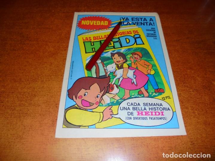 Cat&aacute;logos publicitarios: PUBLICIDAD 1975: LAS BELLAS HISTORIAS DE HEIDI, DE EDITORIAL BRUGUERA.