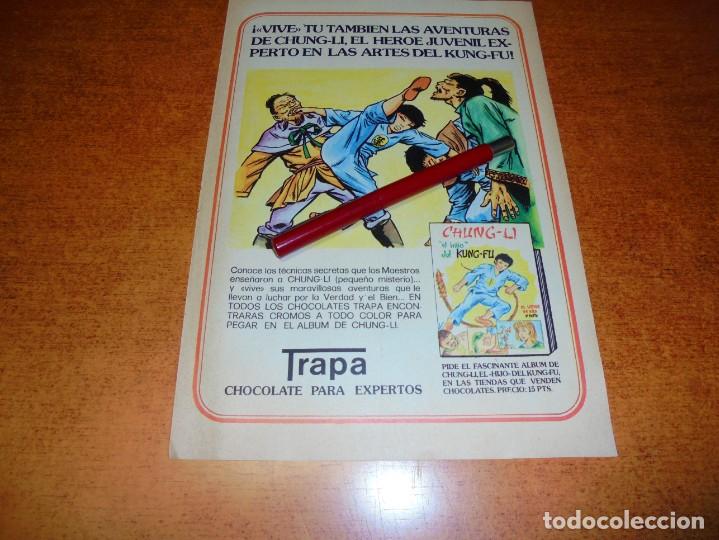Cat&aacute;logos publicitarios: PUBLICIDAD 1974: CHOCOLATE TRAPA CON CHUNG-LI EXPERTO EN KUNG-FU