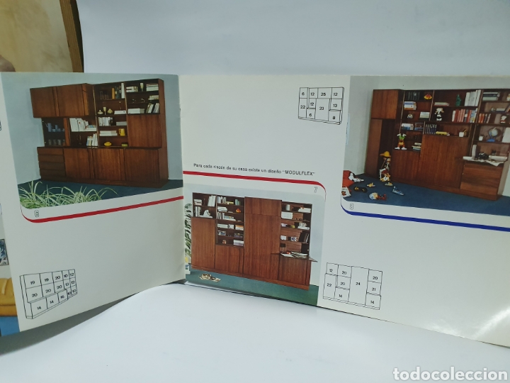 Cat&aacute;logos publicitarios: FLEX. MODUL FLEX. CATALOGO MUEBLES. A&Ntilde;O 1973. - Foto 2