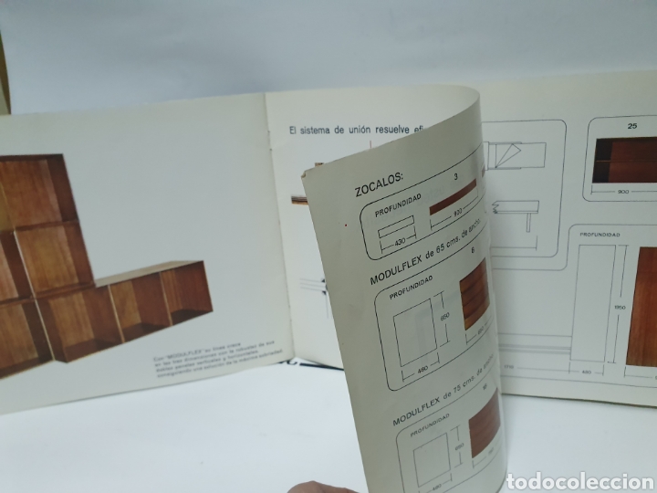 Cat&aacute;logos publicitarios: FLEX. MODUL FLEX. CATALOGO MUEBLES. A&Ntilde;O 1973. - Foto 4