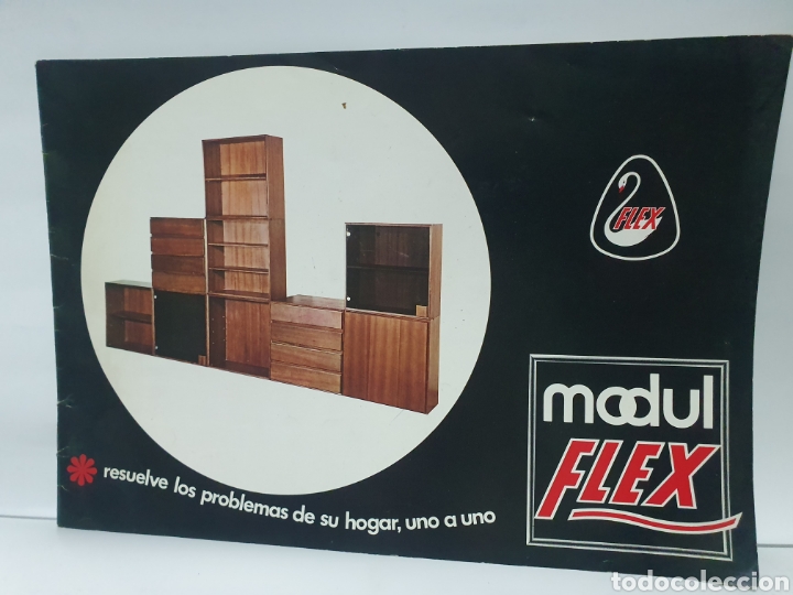 Cat&aacute;logos publicitarios: FLEX. MODUL FLEX. CATALOGO MUEBLES. A&Ntilde;O 1973. - Foto 1