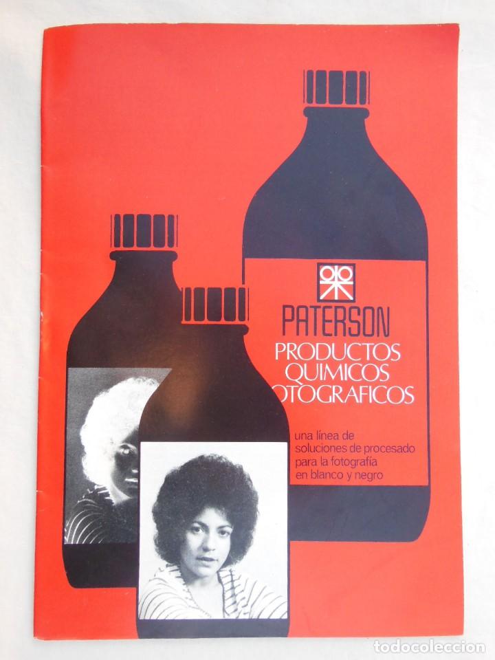 Cat&aacute;logos publicit&aacute;rios: ANTIGUO CAT&Aacute;LOGO DE PRODUCTOS QU&Iacute;MICOS FOTOGR&Aacute;FICOS PATTERSON - OLD PATERSON PHOTOGRAPHY BOOKLET 1