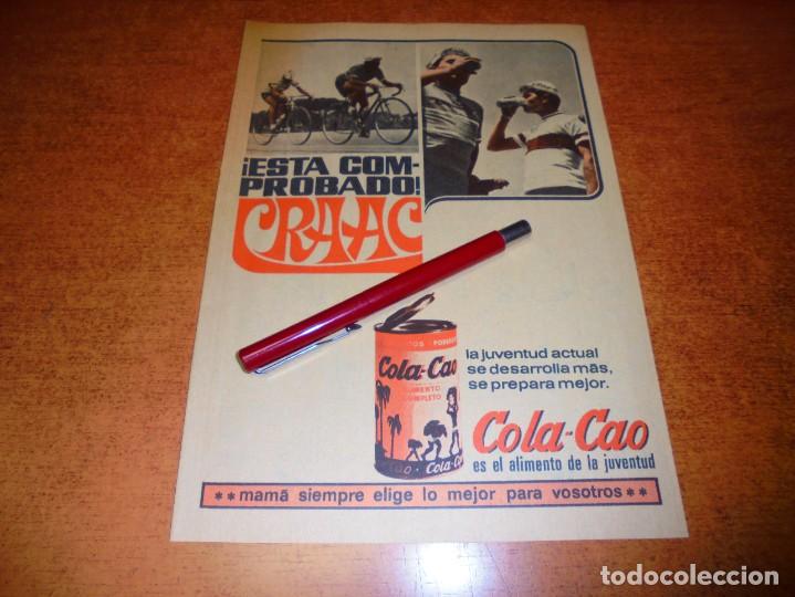 Cat&aacute;logos publicitarios: PUBLICIDAD 1966: COLA-CAO