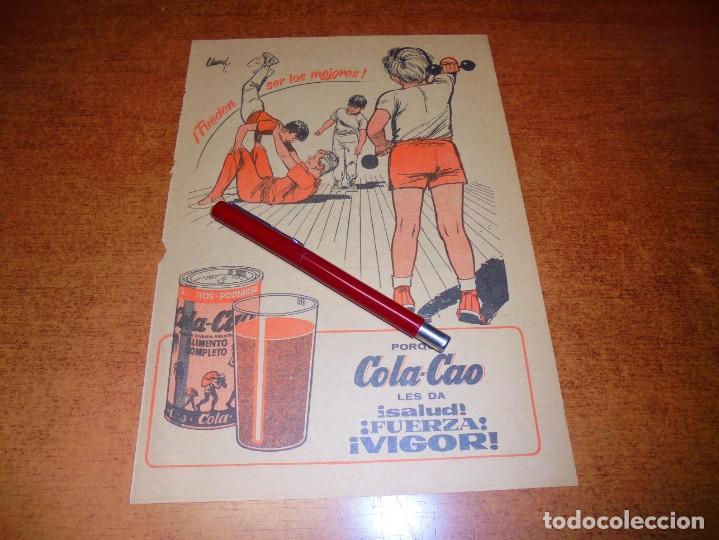 Cat&aacute;logos publicitarios: PUBLICIDAD 1966: COLA-CAO - Foto 1