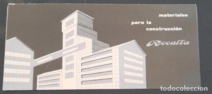 Werbekataloge: PUBLICIDAD DE MATERIALES PARA LA CONSTRUCCI&Oacute;N ROCALLA
