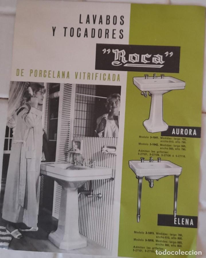 Cat&aacute;logos publicitarios: CAT&Aacute;LOGO DE LAVABOS Y TOCADORES ROCA, D&Iacute;PTICO - Foto 1