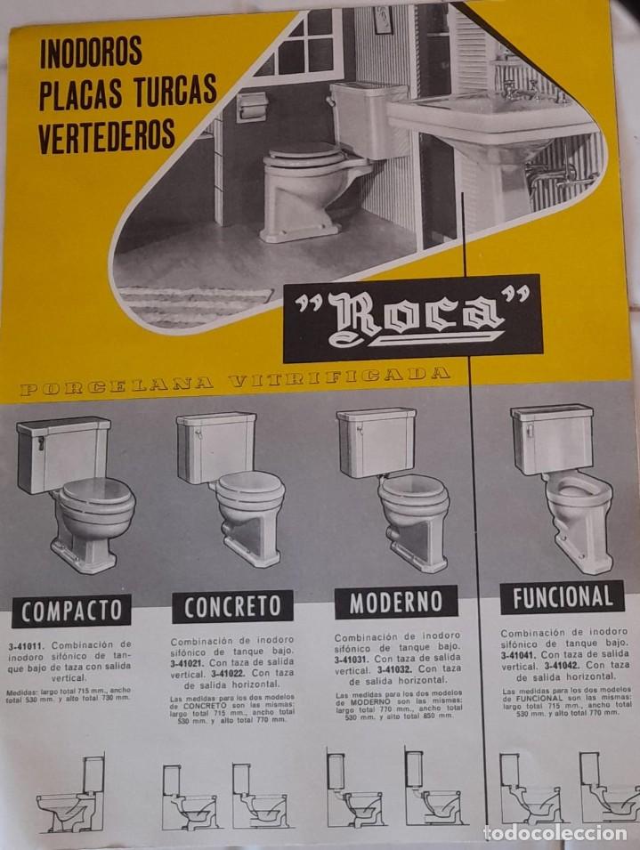 Cat&aacute;logos publicitarios: CAT&Aacute;LOGO DE INODOROS, PLACAS TURCAS Y VERTEDEROS ROCA, D&Iacute;PTICO