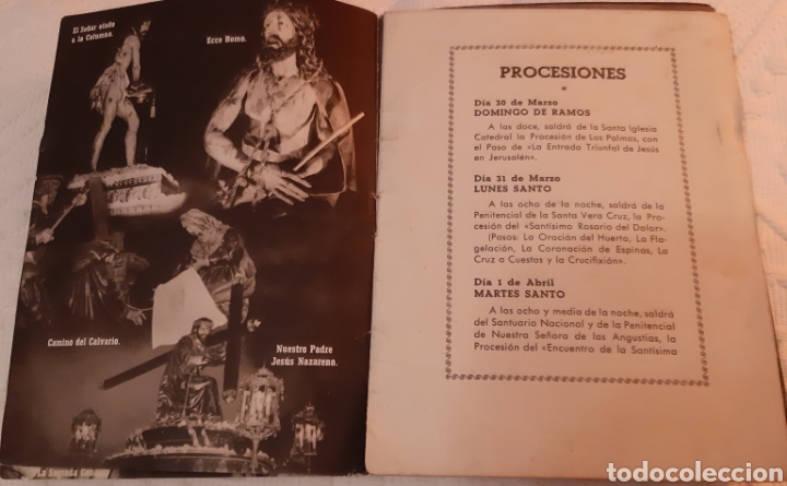 Cat&aacute;logos publicitarios: Semana Santa Valladolid 1958. Programa completo. Original. - Foto 4