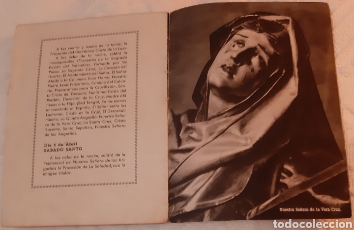 Cat&aacute;logos publicitarios: Semana Santa Valladolid 1958. Programa completo. Original. - Foto 6