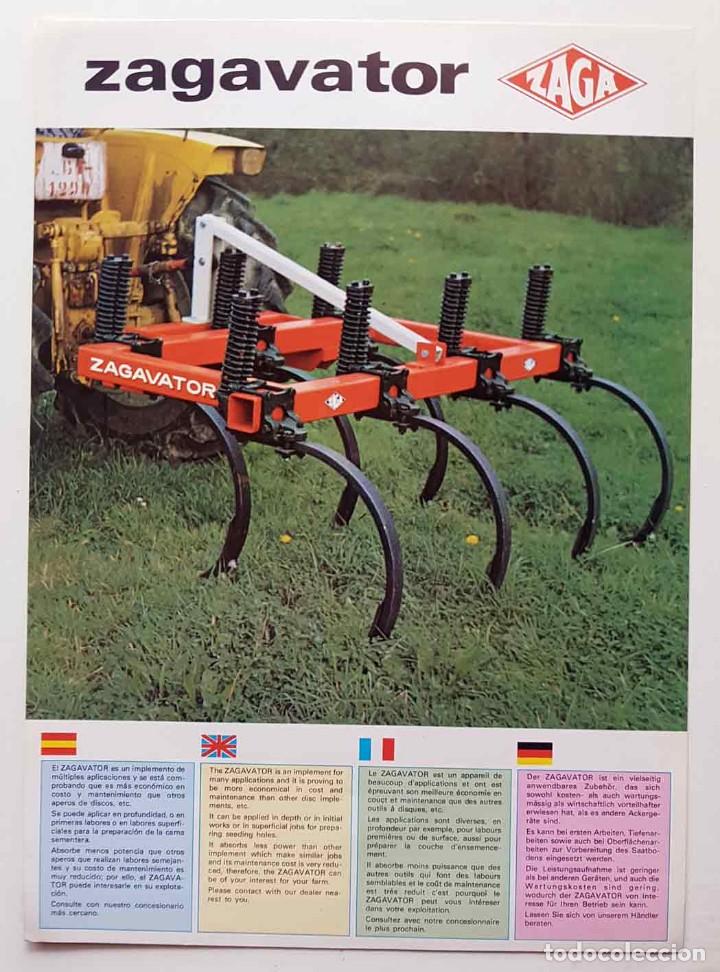 Cat&aacute;logos publicit&aacute;rios: Folleto ZAGA, ganchos, Durango, c1970/80
