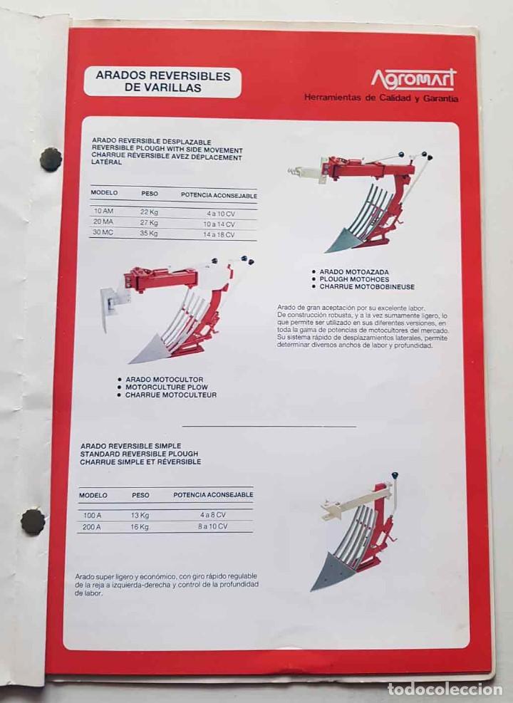 Cat&aacute;logos publicitarios: Catalogo AGROMART aperos - c1980 - Foto 2