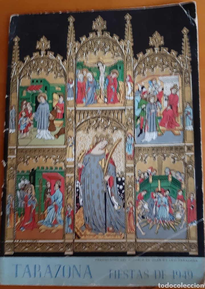 Cat&aacute;logos publicitarios: Programa de fiestas Tarazona, Zaragoza 1949. Ved fotos