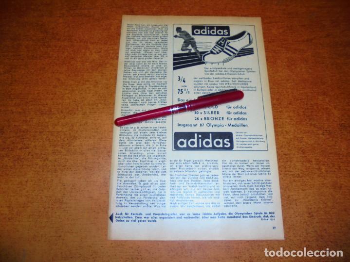 Cat&aacute;logos publicitarios: PUBLICIDAD ALEMANIA 1960: ADIDAS (TEXTO EN ALEM&Aacute;N) GERMAN ADVERTISING