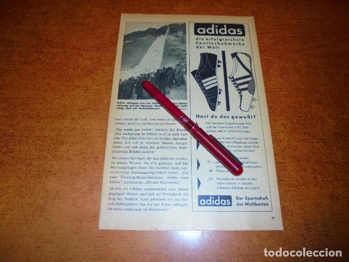 Cat&aacute;logos publicitarios: PUBLICIDAD ALEMANIA 1960: ADIDAS (TEXTO EN ALEM&Aacute;N) GERMAN ADVERTISING