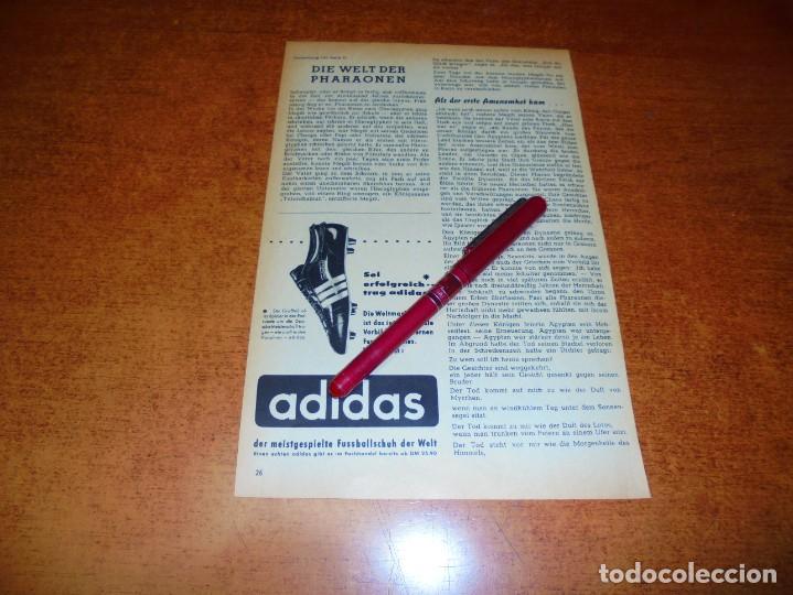 Cat&aacute;logos publicitarios: PUBLICIDAD ALEMANIA 1960: ADIDAS (TEXTO EN ALEM&Aacute;N) GERMAN ADVERTISING