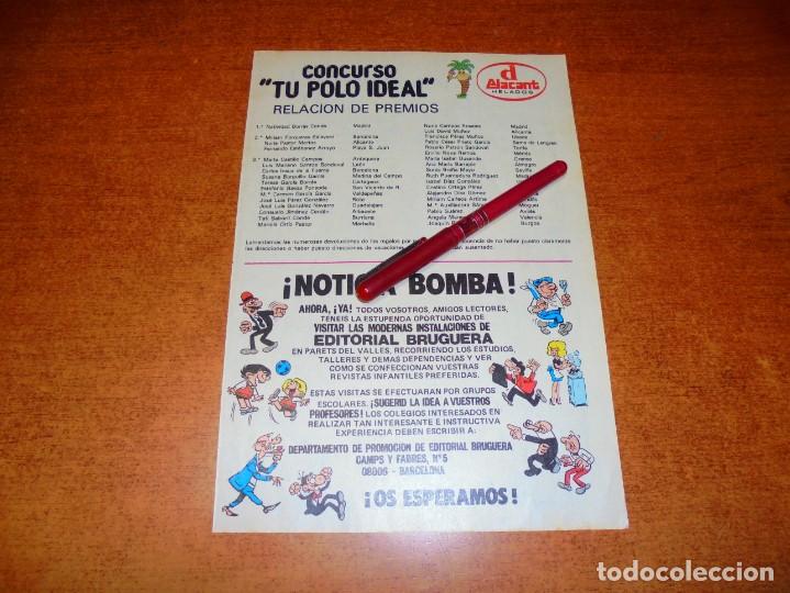 Werbekataloge: PUBLICIDAD JUGUETES 1985: HELADOS D'ALACANT / INSTALACIONES EDITORIAL BRUGUERA, PARETS DEL VALLES