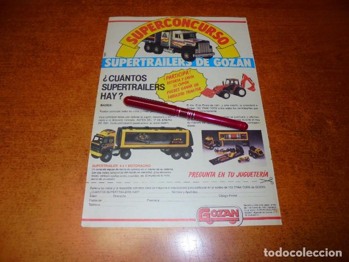 Werbekataloge: PUBLICIDAD JUGUETES 1990: SUPER TRAILERS DE GOZAN.