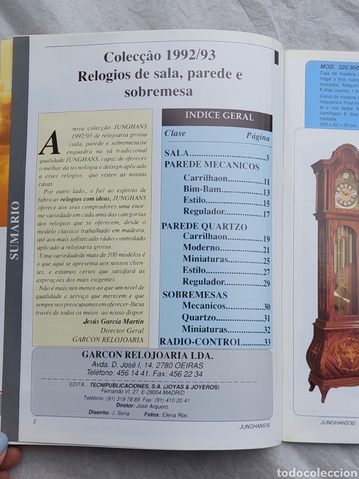 Cat&aacute;logos publicitarios: Cat&aacute;logo Junghans. 18 p&aacute;ginas. 1992/93 . - Foto 4