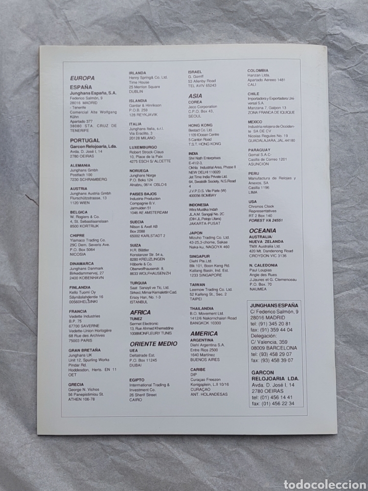 Cat&aacute;logos publicitarios: Cat&aacute;logo Junghans. 18 p&aacute;ginas. 1992/93 . - Foto 13