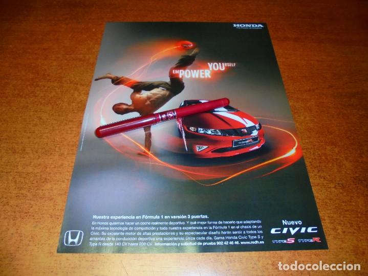 Cat&aacute;logos publicitarios: PUBLICIDAD 2007: NUEVO HONDA CIVIC
