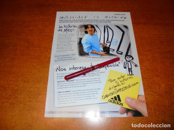 Cat&aacute;logos publicitarios: PUBLICIDAD 2007: ADIDAS, CON LIONEL MESSI