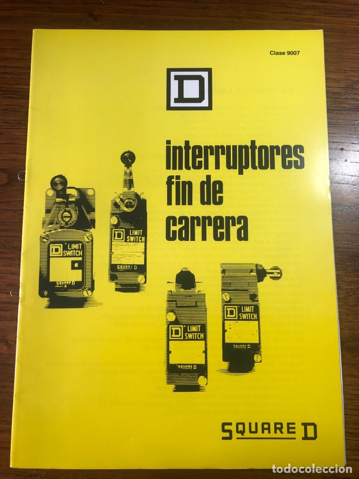 Werbekataloge: FOLLETO CAT&Aacute;LOGO INTERRUPTORES FIN DE CARRERA SQUARED 1981