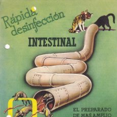 Catálogos publicitarios: ANTIGUO DÍPTICO MEDICAMENTO MADRID / QUINO FTALIL - LABORATORIOS ROBERT