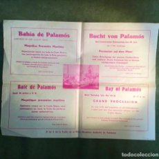 Catálogos publicitarios: PROCESIÓN MARÍTIMA EN PALAMÓS 1963, PUBLICIDAD. Lote 325802728