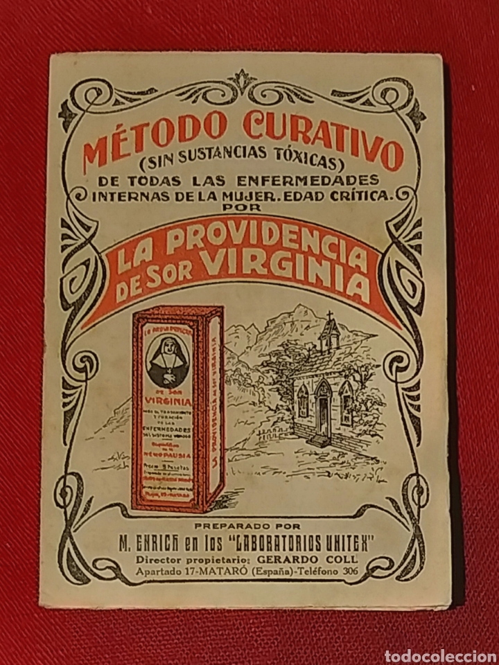 Cat&aacute;logos publicitarios: La providencia de Sor Virginia