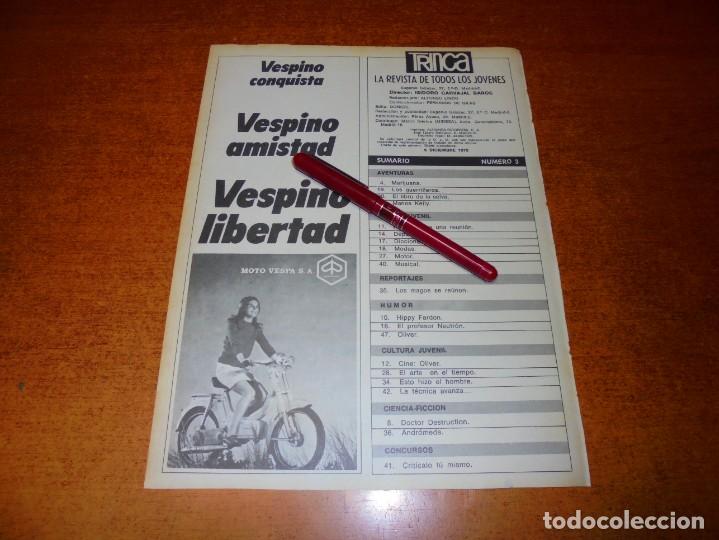 Cat&aacute;logos publicitarios: PUBLICIDAD 1970: VESPINO. MOTO VESPA S.A.