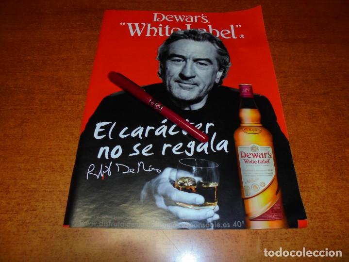 Cat&aacute;logos publicitarios: PUBLICIDAD 2011: DEWARS WHITE LABEL, CON ROBERT DE NIRO