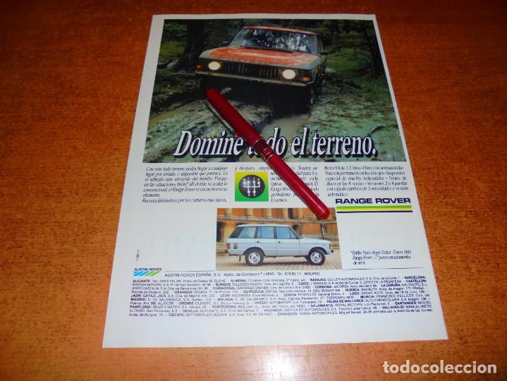 Cat&aacute;logos publicitarios: PUBLICIDAD 1984: RANGE ROVER