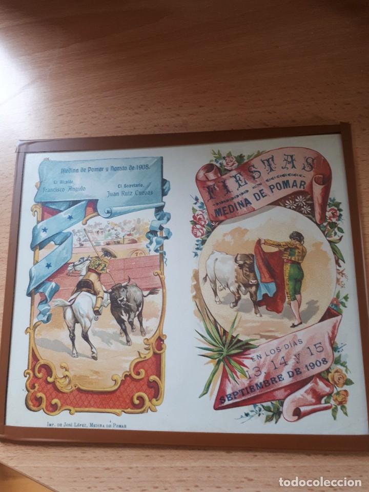Cataloghi pubblicitari: Programa fiestas Medina de Pomar Burgos a&ntilde;o 1908