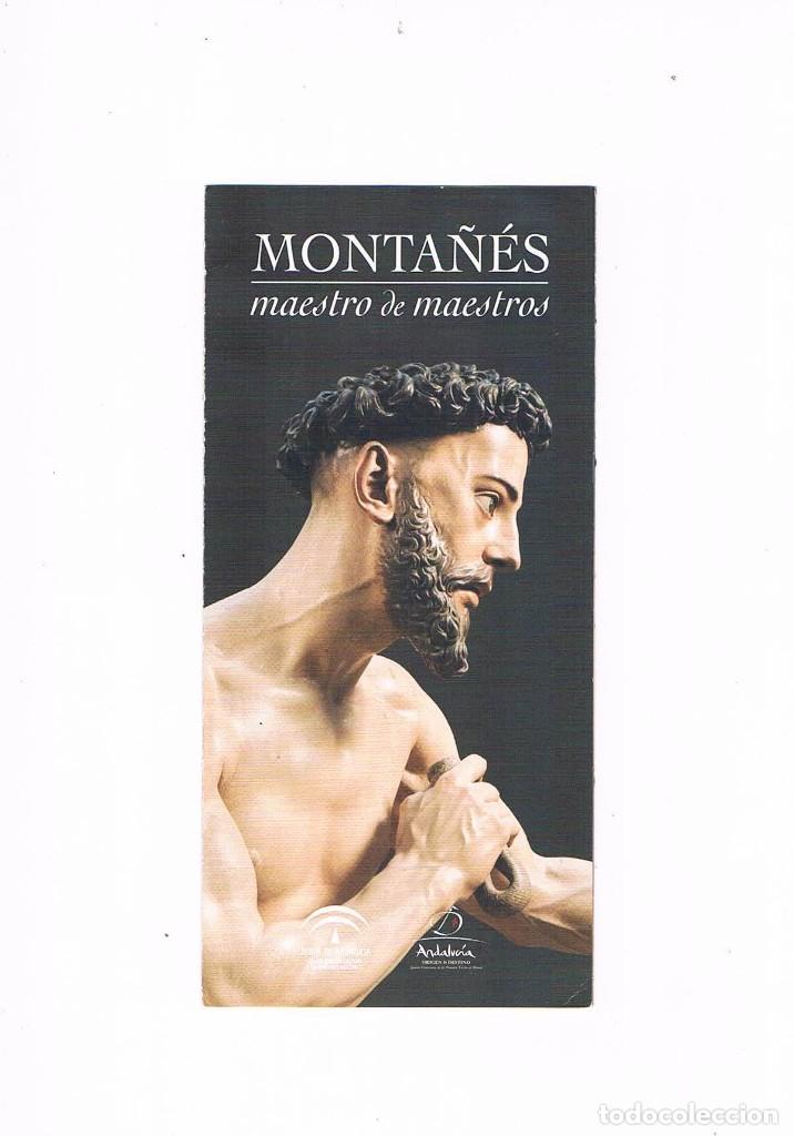 Werbekataloge: Folleto exposicion Monta&ntilde;&eacute;s maestro de maestros museo bellas artes Sevilla 2019 2020 **-