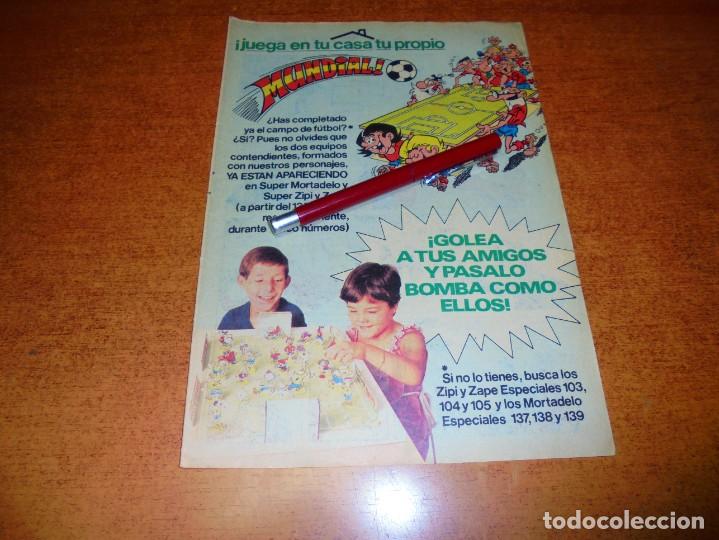 Cat&aacute;logos publicitarios: PUBLICIDAD 1982: BRUGUERA, PERSONAJES PARA COMPLETAR TU PROPIO MUNDIAL EN CASA