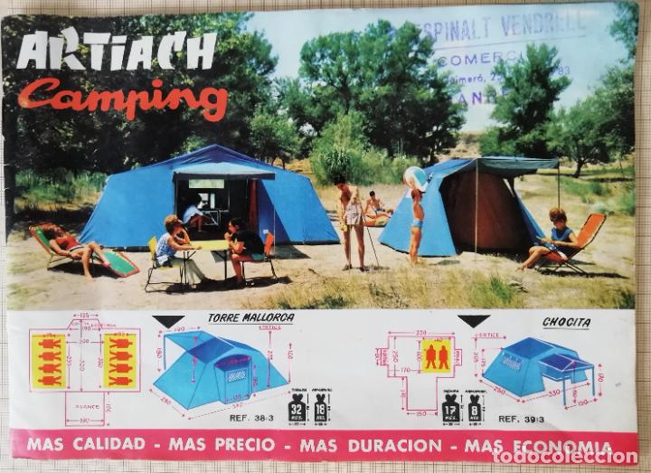 Catalogues publicitaires: FOLLETO PRODUCTOS CAMPING NAUTICA DEPORTIVA ARTIACH HIDALGO Y ARTIACH, S.R.C. ZARAGOZA.
