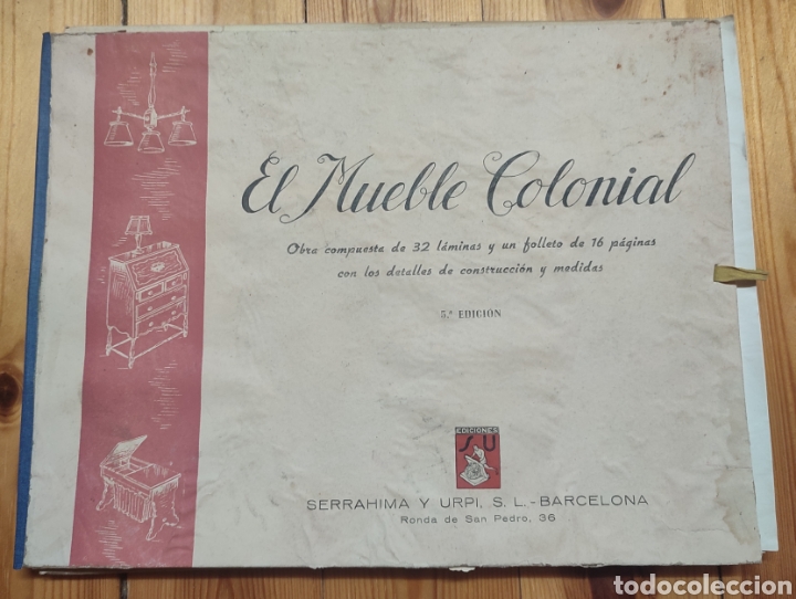 Werbekataloge: ANTIGUO CAT&Aacute;LOGO EL MUEBLE COLONIAL