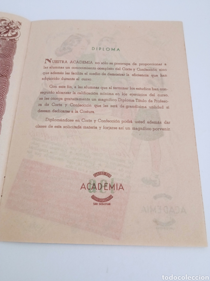 Cat&aacute;logos publicitarios: Material curso corte y confecci&oacute;n 1953 - Foto 3