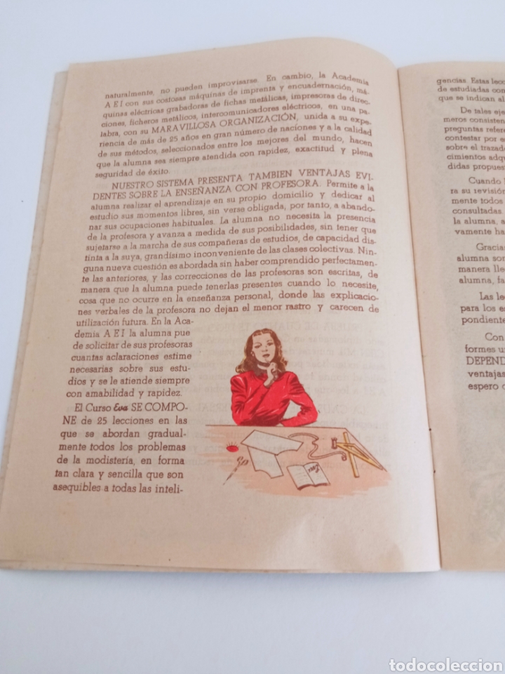 Cat&aacute;logos publicitarios: Material curso corte y confecci&oacute;n 1953 - Foto 4