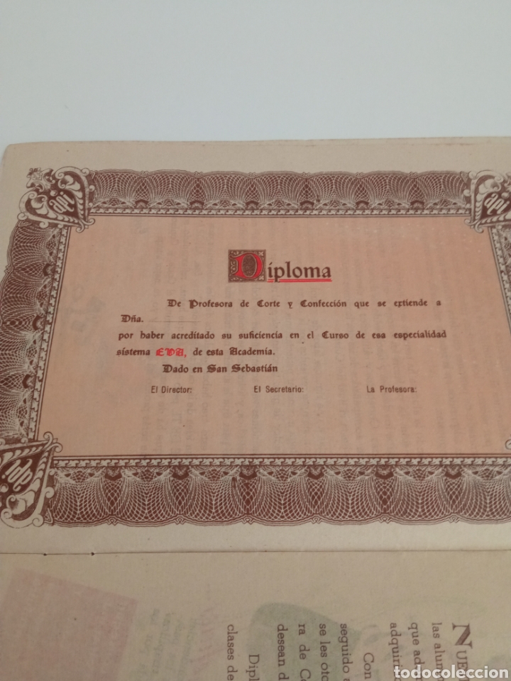 Cat&aacute;logos publicitarios: Material curso corte y confecci&oacute;n 1953 - Foto 5