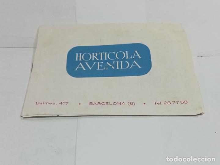 Werbekataloge: CATALOGO. HORT&Iacute;COLA AVENIDA. BARCELONA. PRECIOS, ILUSTRACI&Oacute;N. VER