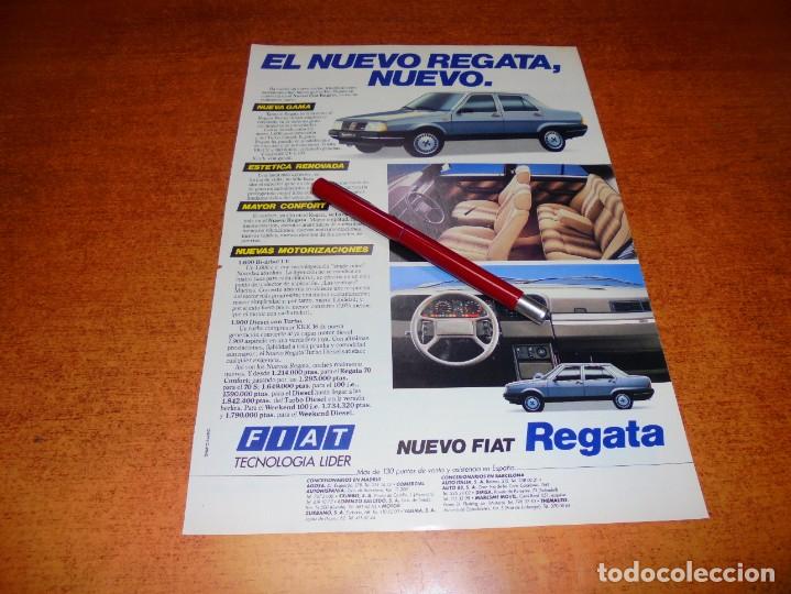 Cat&aacute;logos publicitarios: PUBLICIDAD 1986: FIAT REGATA