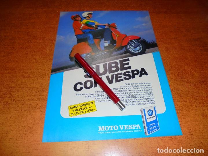Cat&aacute;logos publicitarios: PUBLICIDAD 1984: MOTO VESPA