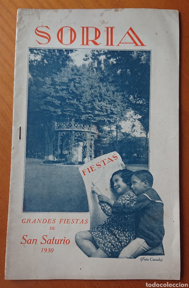 Werbekataloge: Fiestas en Soria 1930, programa original, buen estado, ved fotos
