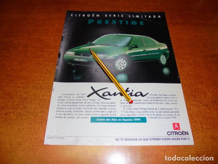 Cat&aacute;logos publicitarios: PUBLICIDAD A&Ntilde;OS 90: CITROEN XANTIA