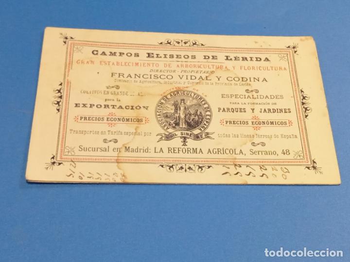 Werbekataloge: CAMPOS ELISEOS DE L&Eacute;RIDA. PRECIOS 1887-88. ARBORICULTURA Y FLORICULTURA. MADRID. VIDAL Y CODINA. VER