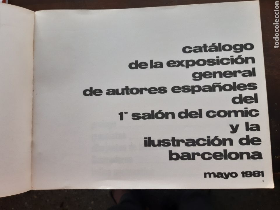 Cat&aacute;logos publicitarios: Sal&oacute;n del Comic Barcelona 1981catalogo - Foto 2