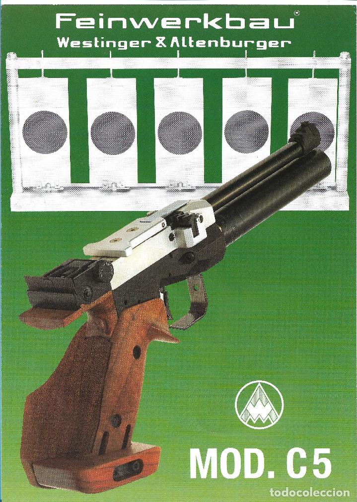 Werbekataloge: FEINWERKBAU - WESTINGER & ALTENBURGER, MOD. C5. CATALOGO DE ARMAS EN INGLES/FRANC&Eacute;S