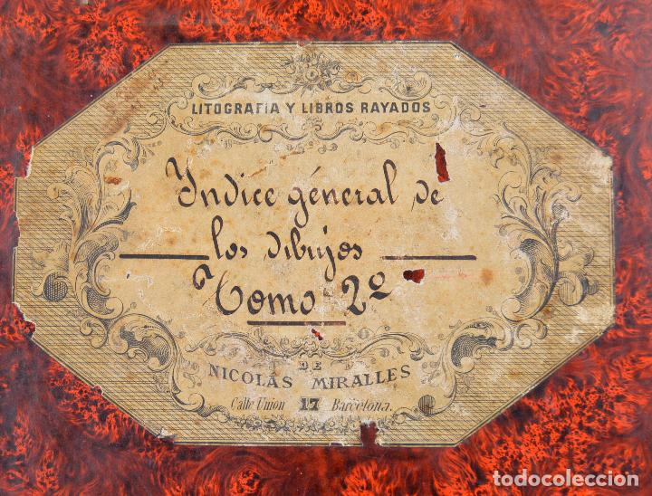 Catálogos publicitarios: Muestrario de más de 5500 telas originales de finales de siglo XIX, procedente de Barcelona. - Foto 3 - 339061053